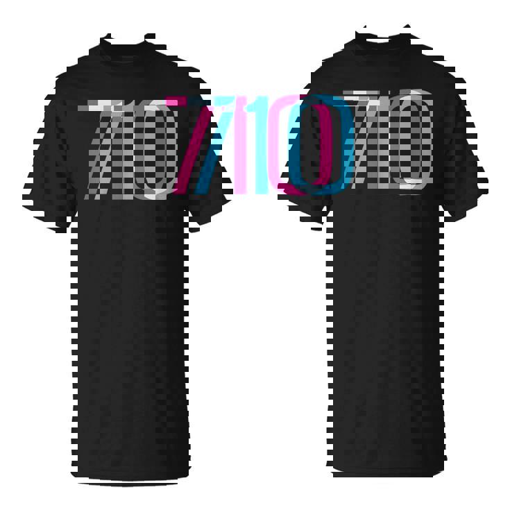 710 オイルダビング420 トリッピーグリッチ Tシャツ