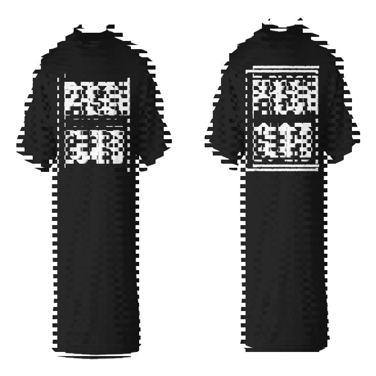 Agent Correctionnel Application De La Loi Prison Guard T-Shirt