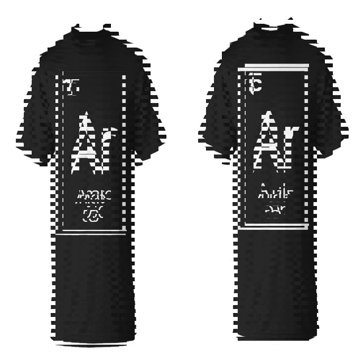 Armalite Ar-15 元素周期表 Tシャツ