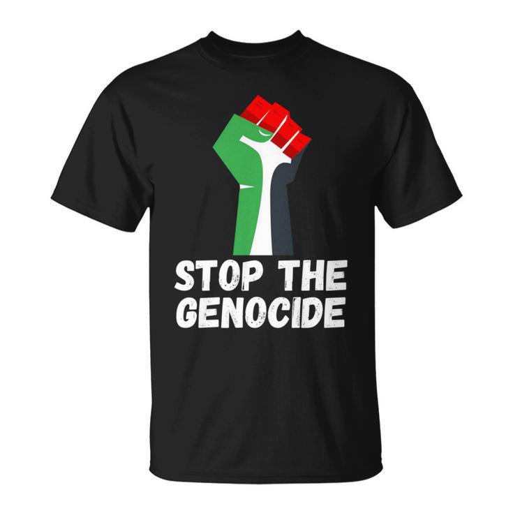 Arrêtez Le Génocide Manche Longue T-Shirt