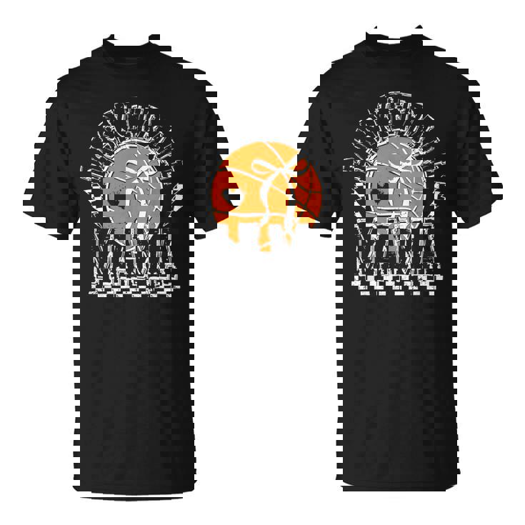 Basketball Mama Coquette Bow Game Day Sports Lover Mom T-Shirt