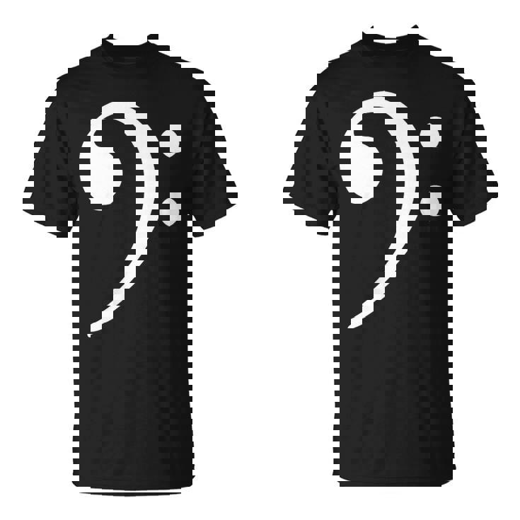 Bass Note F Key Bass Player Music Bass Clef Tシャツ
