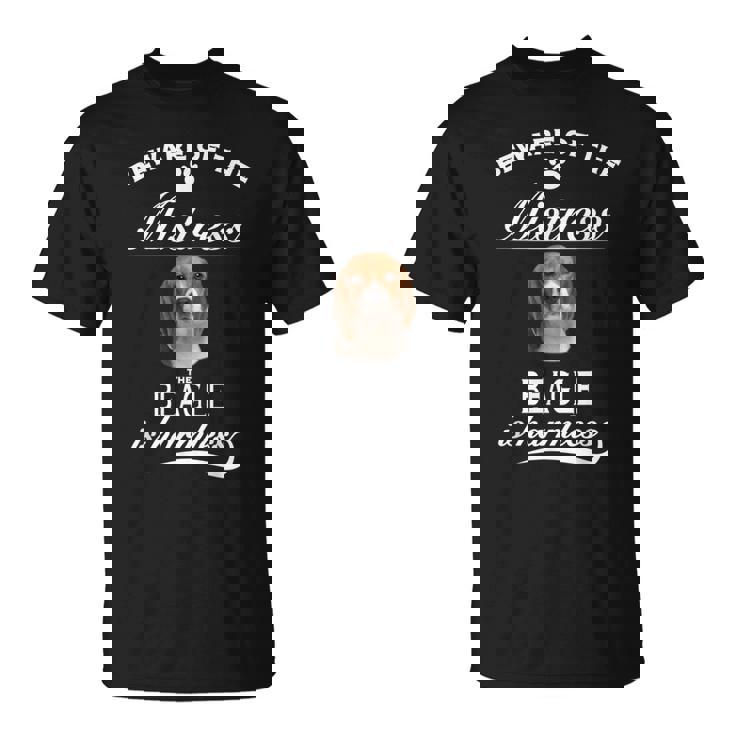 Beagle Beware Of The Mistress Beagle Tシャツ