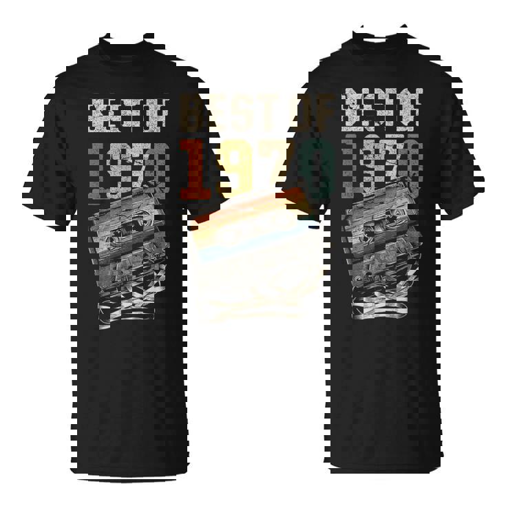 Best Of 1970 カセットテープ 56年 音楽 レトロ 誕生日 Tシャツ