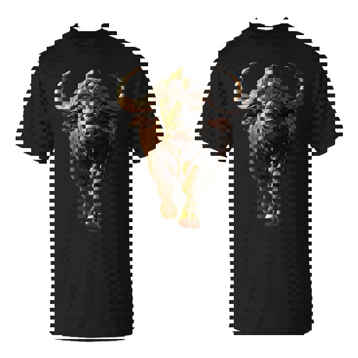 Buffalo Cape Water Buffalos Safari South African Buffalo T-Shirt