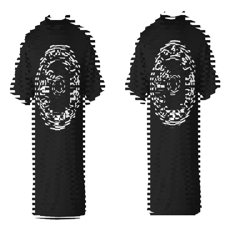 Camera Mode Dial De Fotografía Manga Larga Camiseta unisex