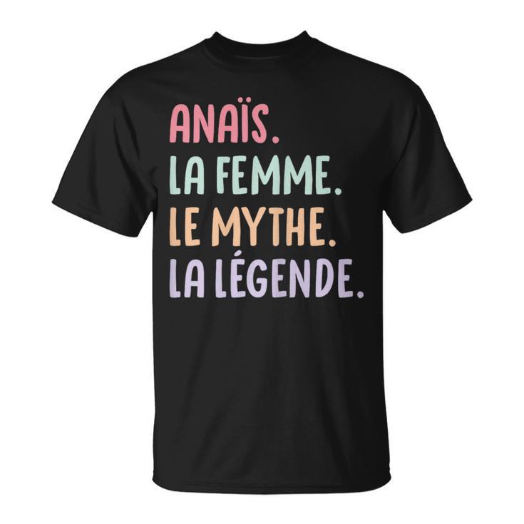 Copine Humour Cadeau Personnalisé Prénom Anaïs T-Shirt