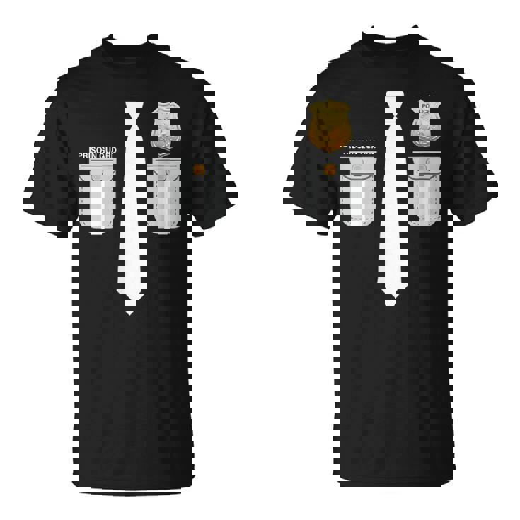 Costume De Gardien De Prison Américain T-Shirt