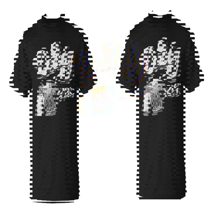 Daddy 2025 Prima Festa Del Papà Nuovo Papà Maglietta