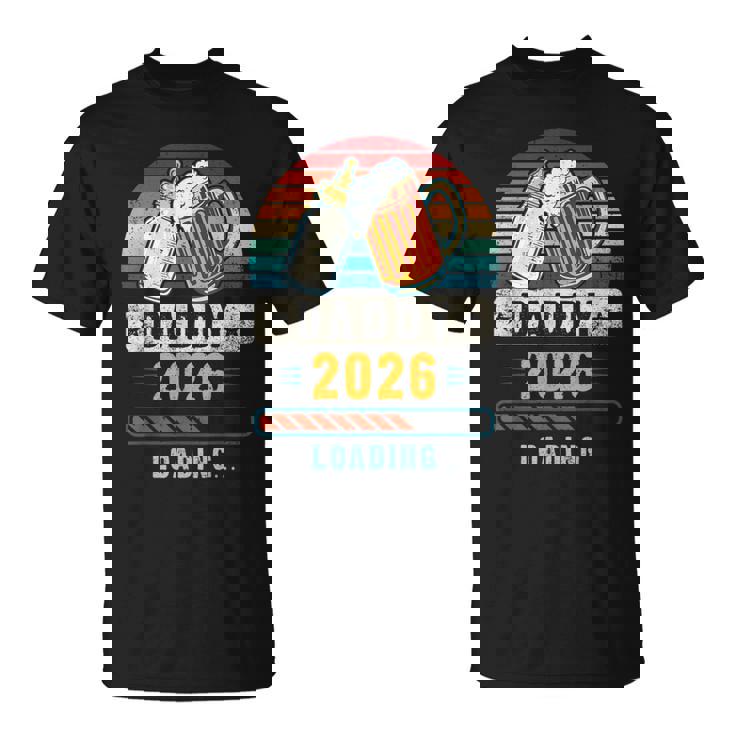 Daddy 2026 Annuncio Di Un Bambino Papà In Attesa Maglietta