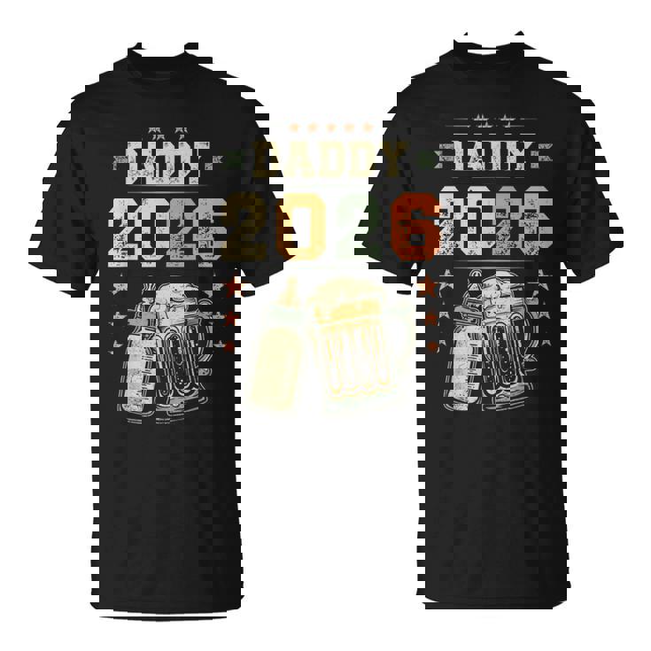 Daddy 2026 Prima Festa Del Papà Nuovo Papà Giovane Maglietta