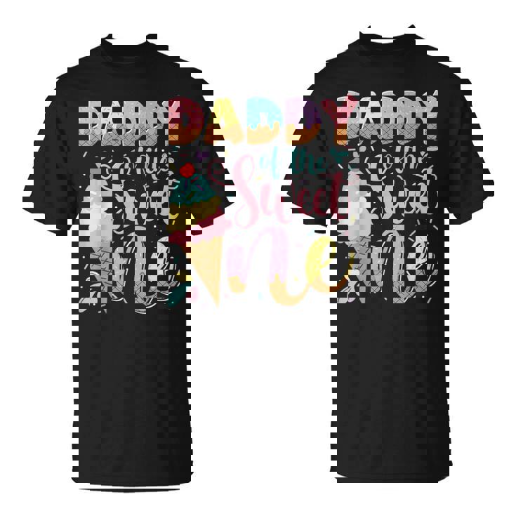 Daddy Of The Sweet One Ice Cream 1St Birthday Party T-Shirt