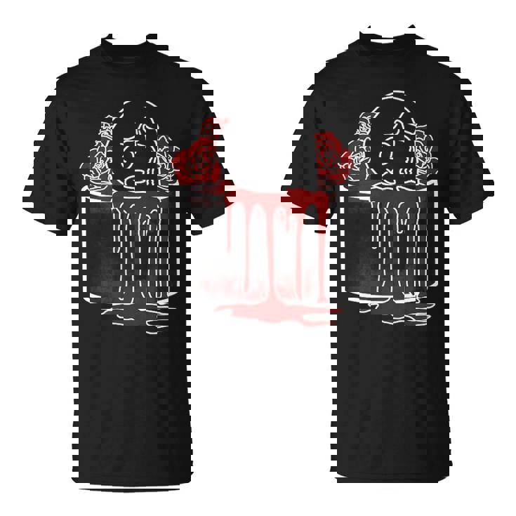 Deathcake バースデーケーキテーマ ケーキローズ ハロウィン Tシャツ