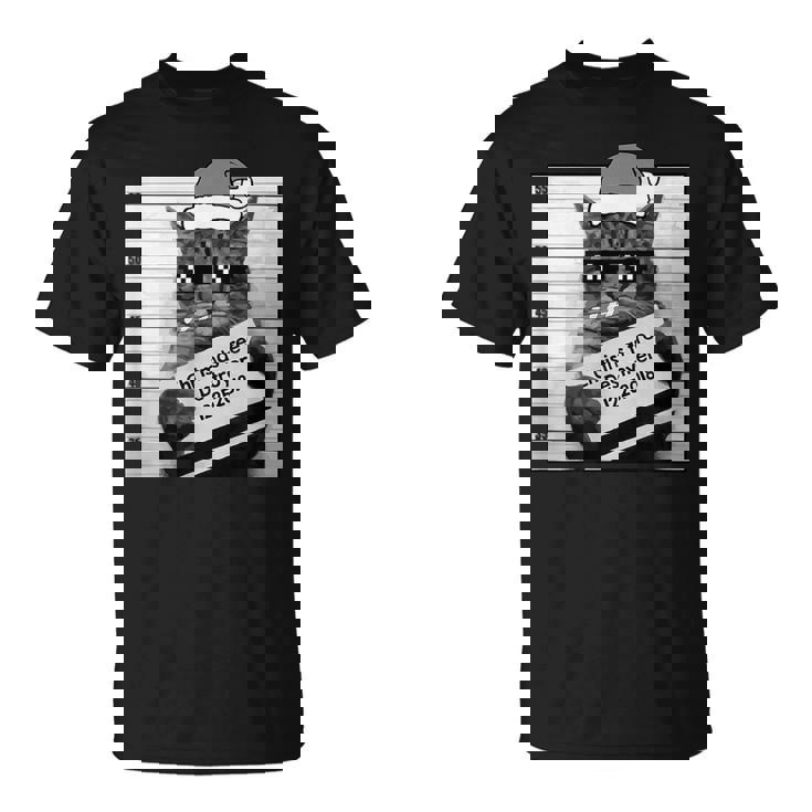 Destructor De Árbol De Navidad Para Amantes De Los Gatos Camiseta unisex