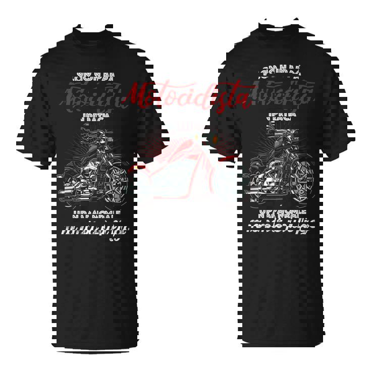 Di Festa Del Papà Divertente Idea Moto Papà Motociclista Maglia A Manica Maglietta