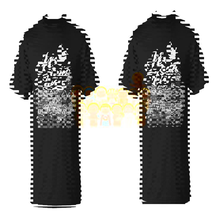 Día De Todos Losantos Católicoan Francisco Antonio Juana Camiseta unisex