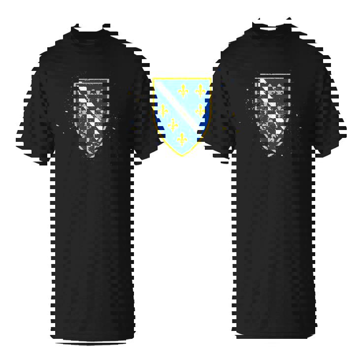 Emblema De Bosnia Para Todos Bosnia Camiseta unisex
