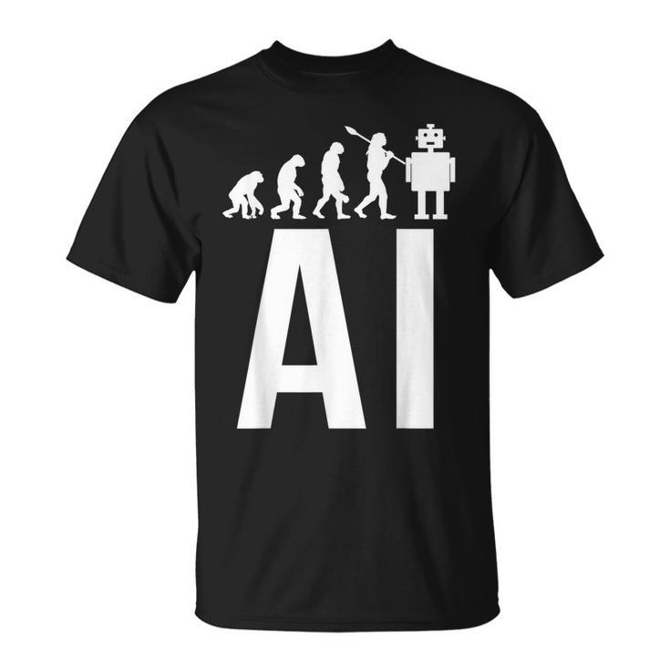 Évolution Du Robot Ia T-Shirt