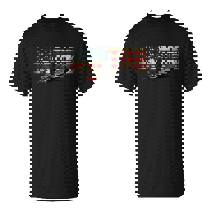 F-22 F22 ラプター ジェット戦闘機 アメリカ国旗 パイロット Tシャツ