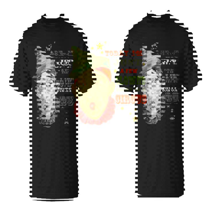 Few Payasos Cortos De Un Circus Manga Larga Camiseta unisex