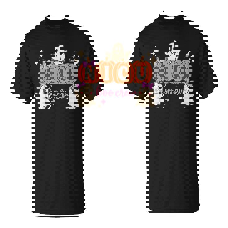 Nicu Boo Crew Nurse Ghost Halloween Spooky Season T-Shirt