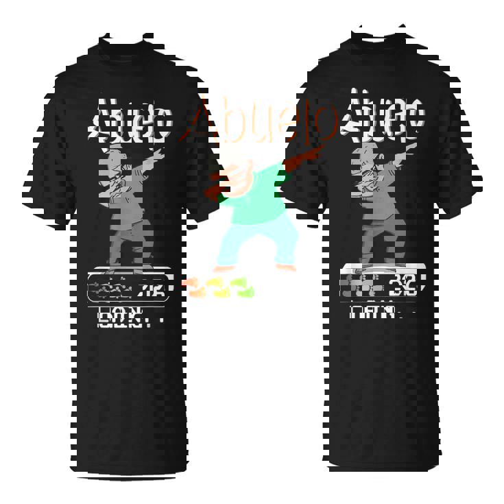 Futuro Abuelo 2026 Loading Bebé Nieto Ascendido A Abuelo Camiseta unisex