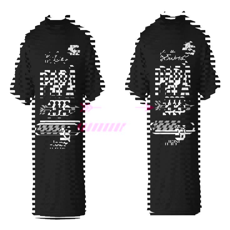 Futuro Papa 2026 Papà 2026 Caricamento Papà 2026 Maglietta