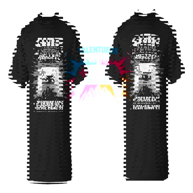 Gamer Talentueux Prière De Ne Pas Me Déranger Jeuxidéo T-Shirt