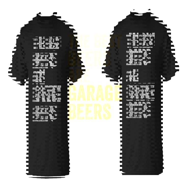 Garage Beer The Best Beer Drinking Mechanic Car Guy Vintage T-Shirt