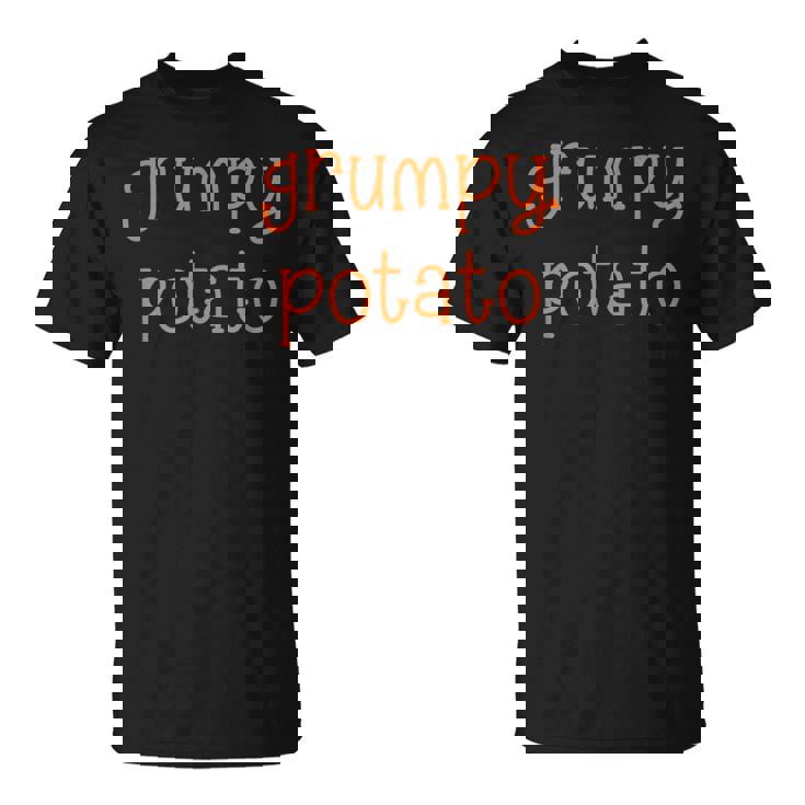 Grumpy Potato Matching Couples Thanksgiving T-Shirt