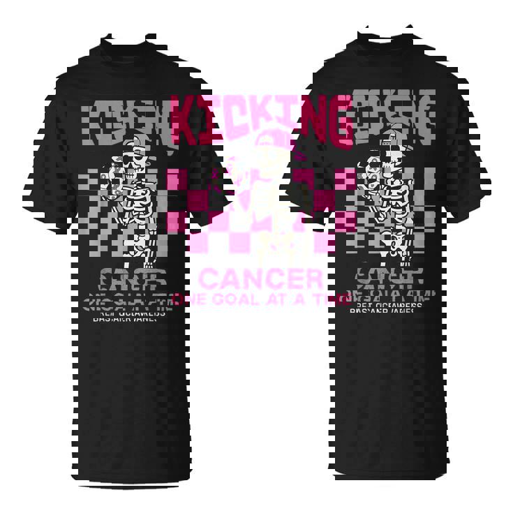 Halloween Soccer Breast Cancer Awareness T-Shirt