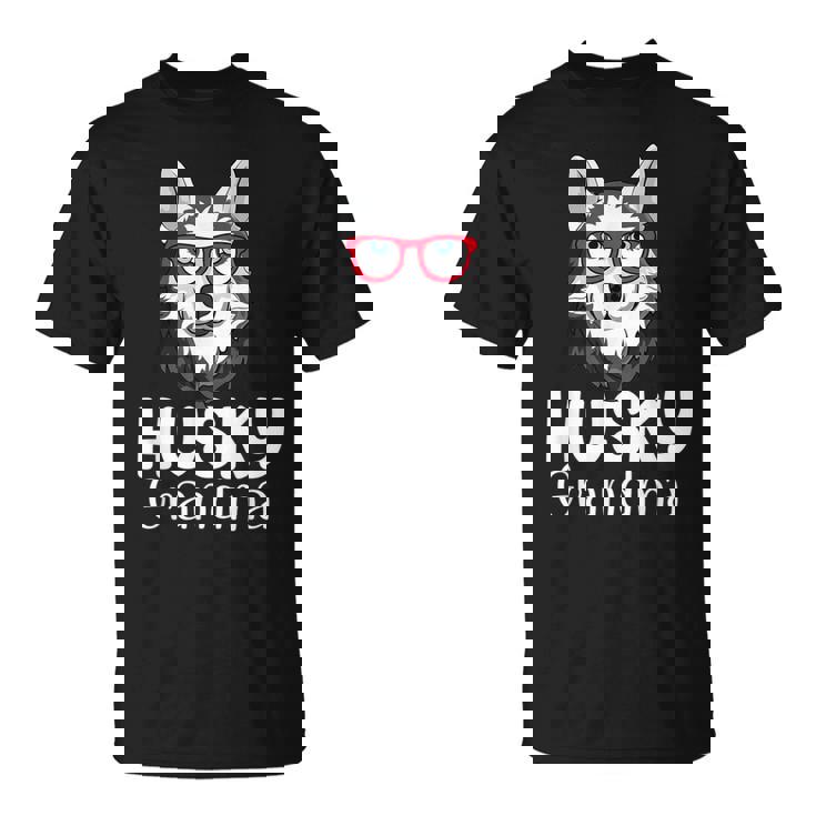 Huskyiberiano Abuela Pawma Perro Abuelos Abuela Camiseta unisex