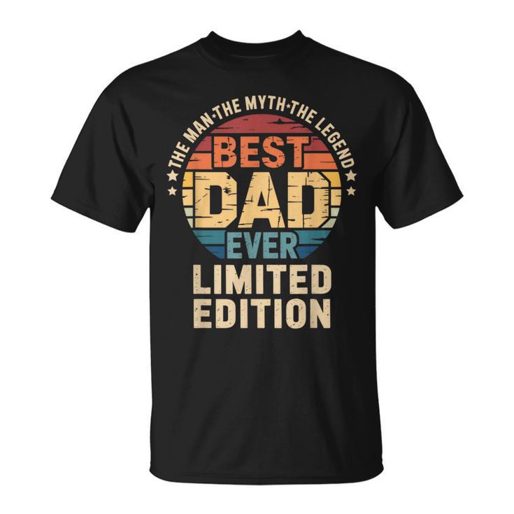 Il Miglior Papà Diempre In Edizione Limitataintage Maglietta