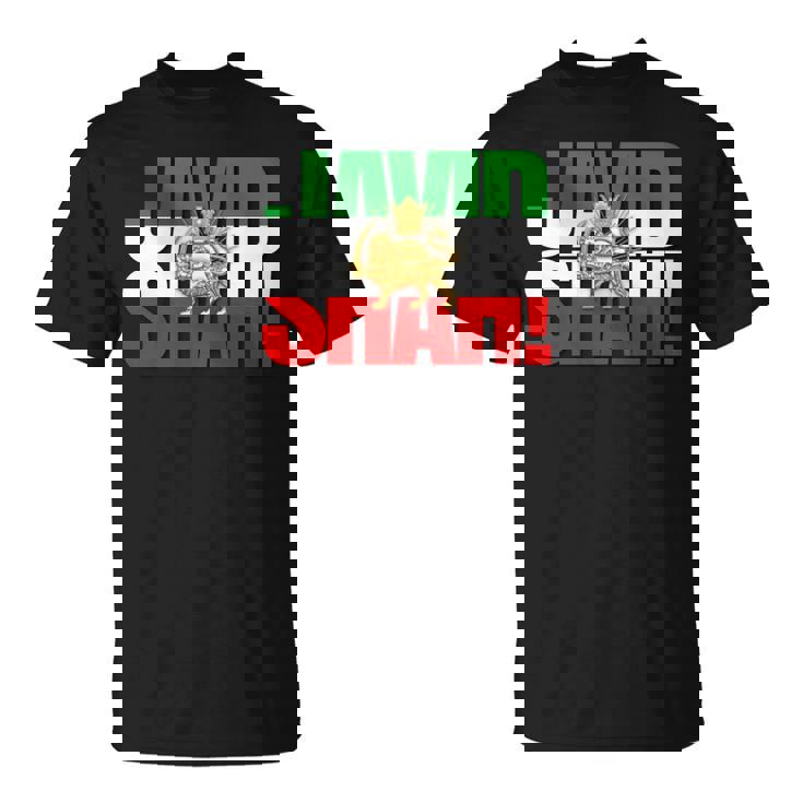 Javidhah イラン国旗 ペルシャパフラヴィー ライオンと太陽 長袖tシャツ Tシャツ
