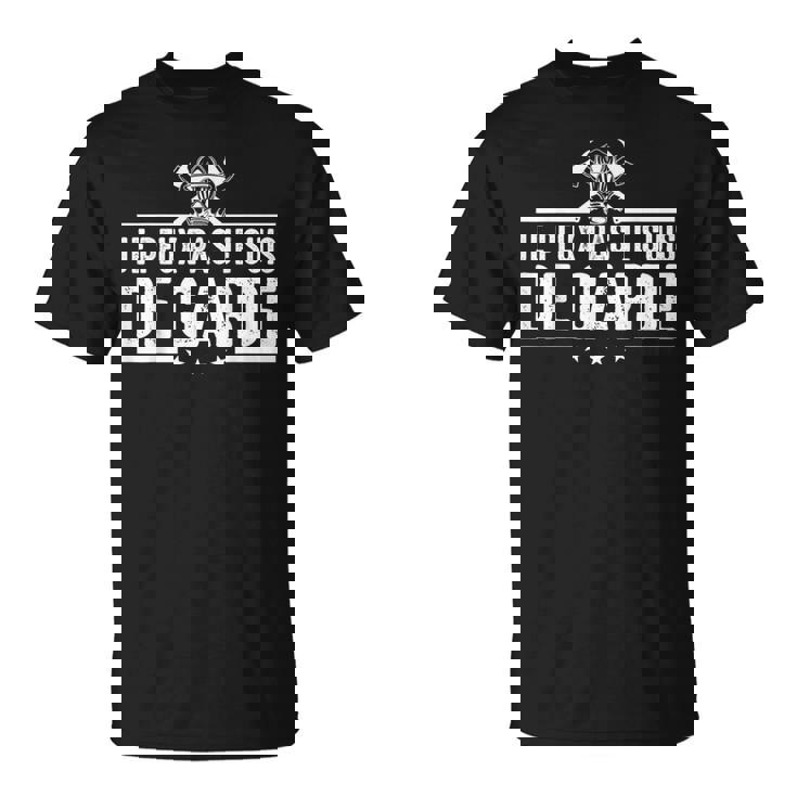 Je Peux Pas Jeuis De Garde Pompier Pompiers Drôle Humour T-Shirt