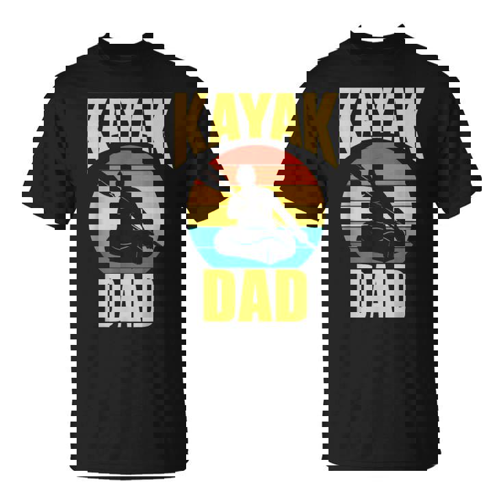 Kayak Papà Kayakista Kayak Hobby Kayak Padre Papà Papà Papà Maglietta