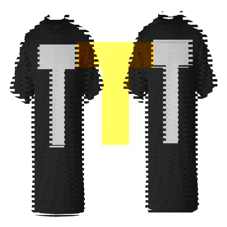 Letter T Group Costume Pretend Halloween Costume T-Shirt