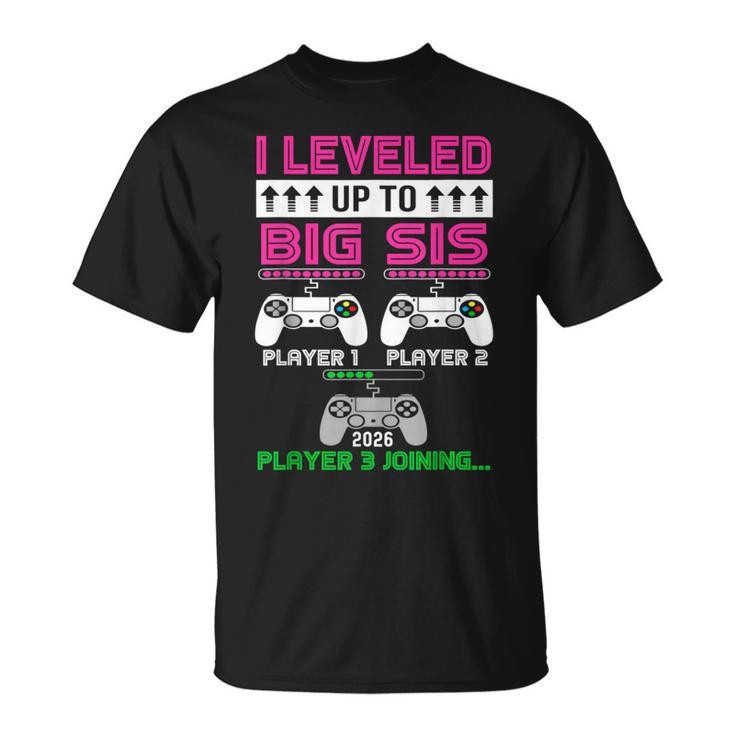 Leveled Up To Big Sister Again 2026 Promoted To Big Sister T-Shirt