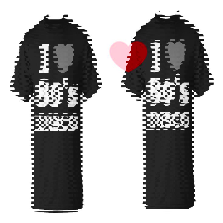 I Love 80S ディスコミュージック レトロディスコ Tシャツ