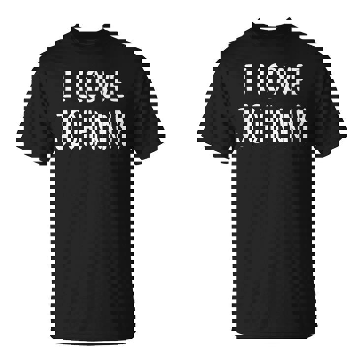 I Love Johnny Love John Tシャツ