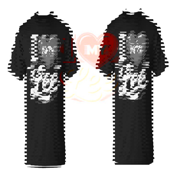 I Love My Lee 名前 Lee Tシャツ