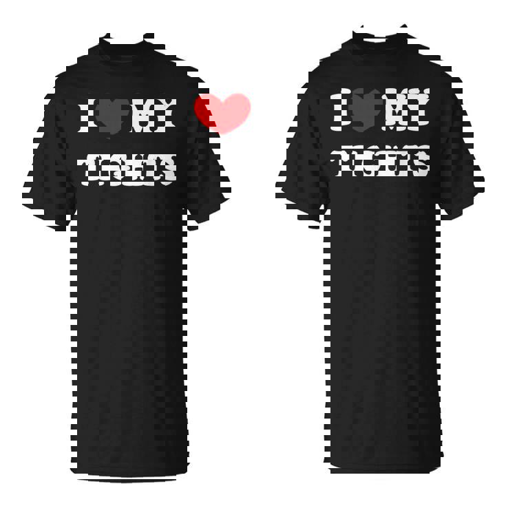 I Love My Tights タイツが大好き Tシャツ