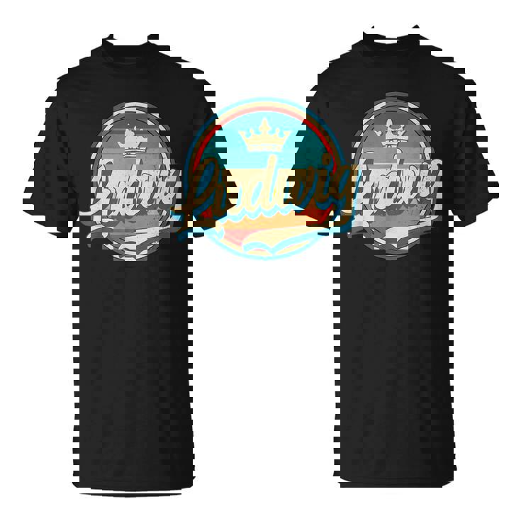 Ludwig レトロ 名前入り ヴィンテージ ファーストネーム ルートヴィヒ Tシャツ