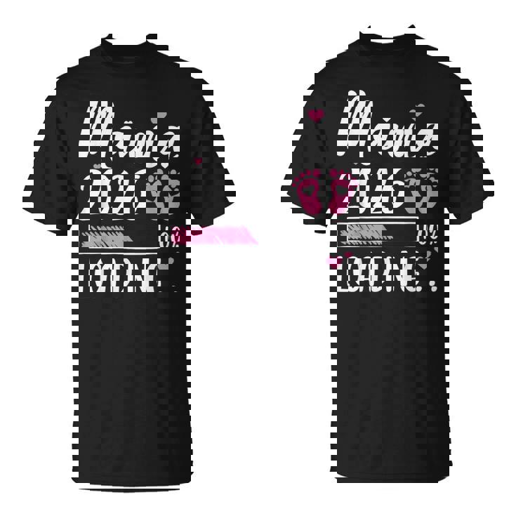 Mamma 2026 Loading Mamma In Attesa Annuncio Di Gravidanza Maglietta