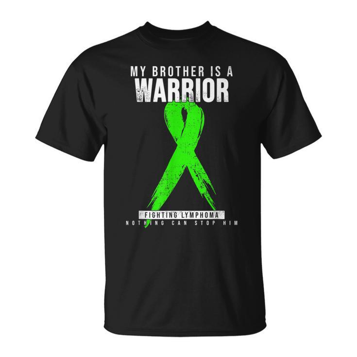 Mi Hermano Conciencia Del Linfoma Camiseta unisex