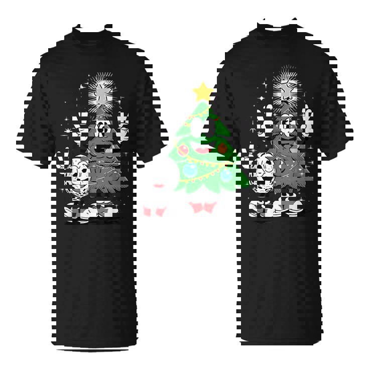 Navidad Árbol Golf X-Mas Golfista Camiseta unisex