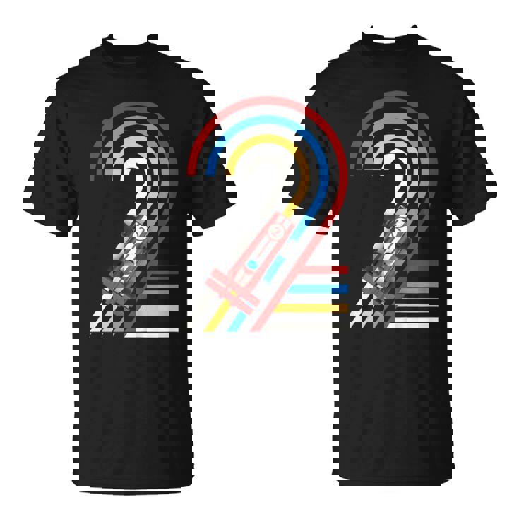 Niños 2 Años Coche De Carreras Para Niño Delegundo Cumpleaños Camiseta unisex