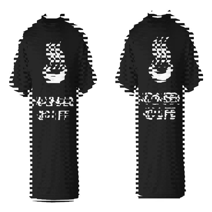 No Onsen No Life 温泉好き Tシャツ