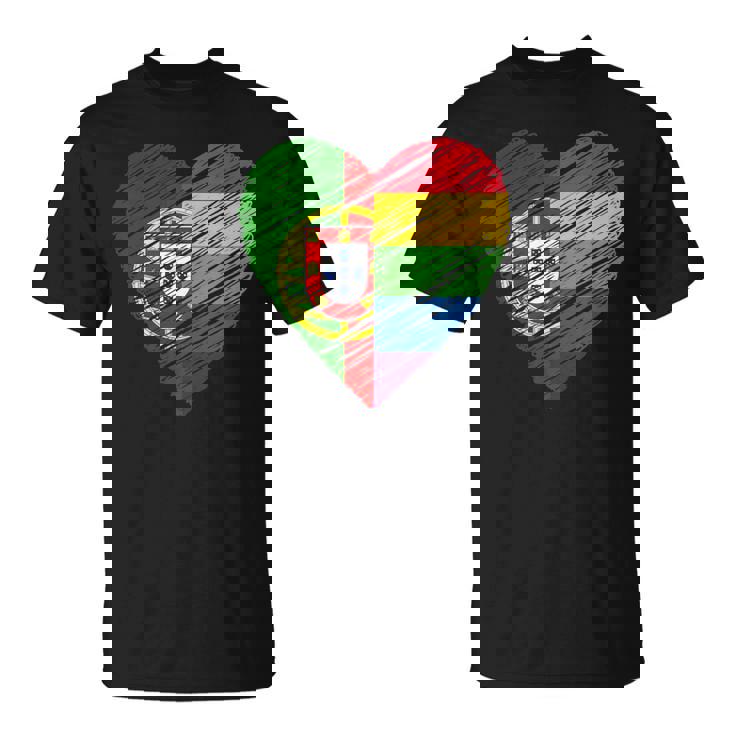 Orgullo Gay Lgbtq Portugal Camiseta unisex