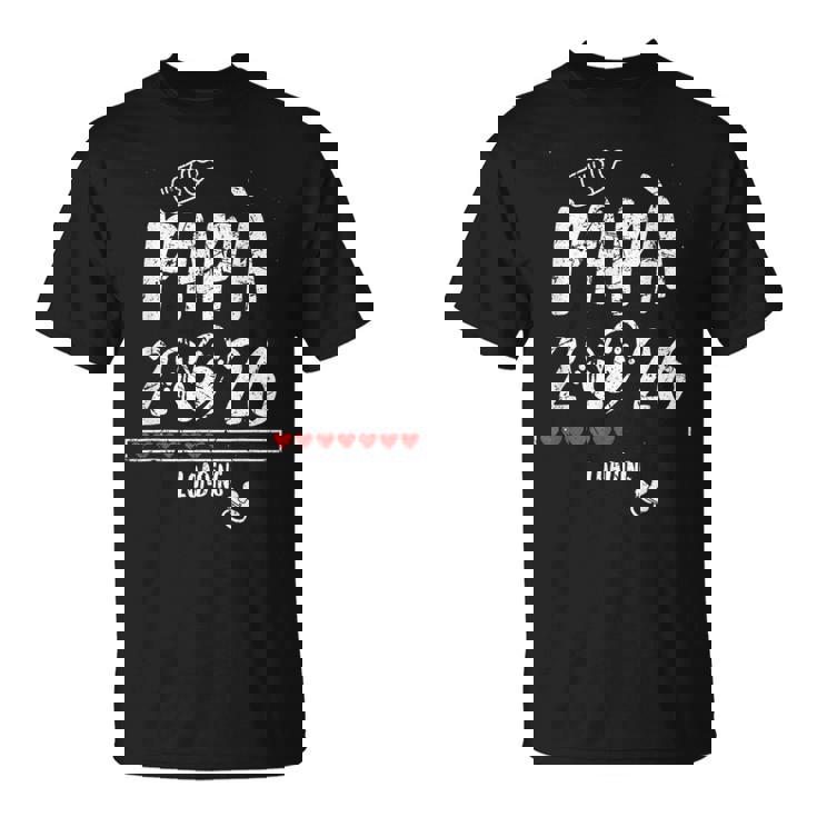 Papà 2026 Loading Annuncio Gravidanza Uomo Futuro Papà Maglietta